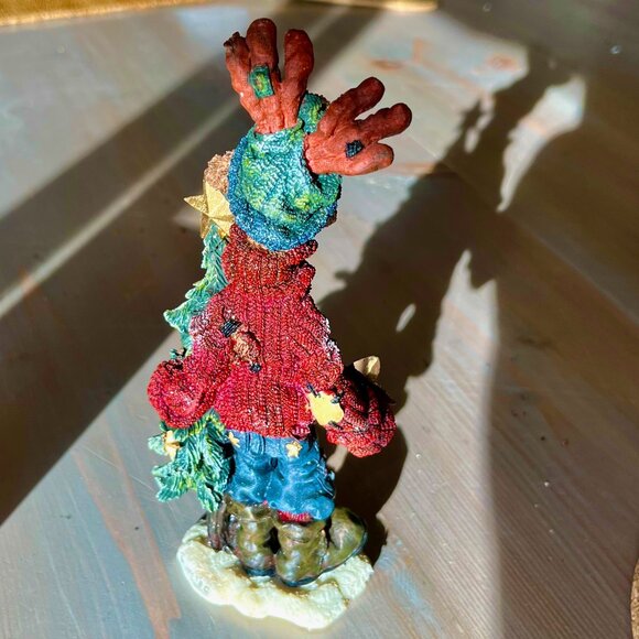 Retired Boyds Bears Folkstone Miliken Von Hinden Moose Christmas Figurine - Picture 4 of 10